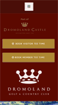 Mobile Screenshot of dromolandgolf.com